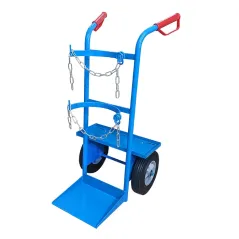 Wózek spawalniczy do butli gazowych 1 butla z półką na spawarkę koła pełne