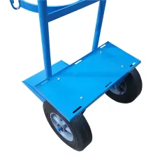 Wózek spawalniczy do butli gazowych 1 butla z półką na spawarkę koła pełne Sherman