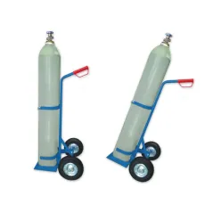 Wózek do butli gazowych 1 butla koła pełne Sherman Wózki spawalnicze