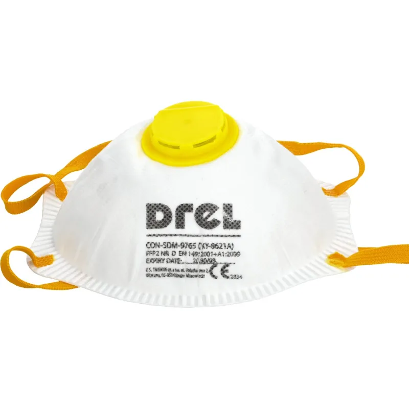 Półmaska przeciwpyłowa z zaworem, FFP2, 2 szt. Półmaska przeciwpyłowa z zaworem, FFP2, 2 szt.