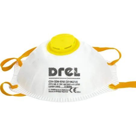 Półmaska przeciwpyłowa z zaworem, FFP2, 2 szt.