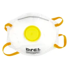 Półmaska przeciwpyłowa z zaworem, FFP2, 2 szt. Drel