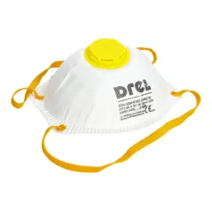 Półmaska przeciwpyłowa z zaworem, FFP2, 2 szt. Drel