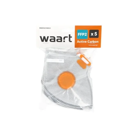 Półmaska przeciwpyłowa z zaworem i aktywnym węglem, FFP2, 5 szt.
