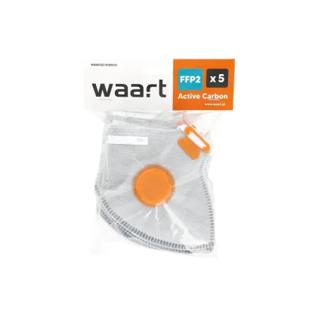 Półmaska przeciwpyłowa z zaworem i aktywnym węglem, FFP2, 5 szt.