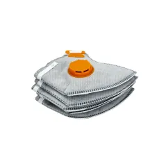 Półmaska przeciwpyłowa z zaworem i aktywnym węglem, FFP2, 5 szt., waart