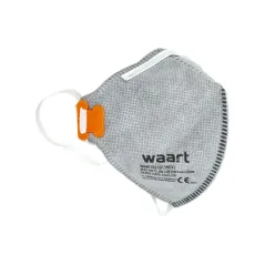 Półmaska przeciwpyłowa z zaworem i aktywnym węglem, FFP2, 5 szt., waart