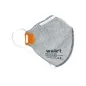Półmaska przeciwpyłowa z zaworem i aktywnym węglem, FFP2, 5 szt.