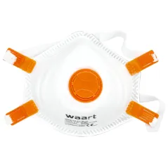 Półmaska przeciwpyłowa z zaworem i silikonowym uszczelnieniem wewnątrz , FFP3, 3 szt., waart