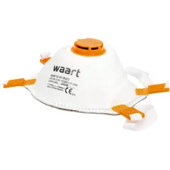 Półmaska przeciwpyłowa z zaworem i silikonowym uszczelnieniem wewnątrz , FFP3, 3 szt., waart