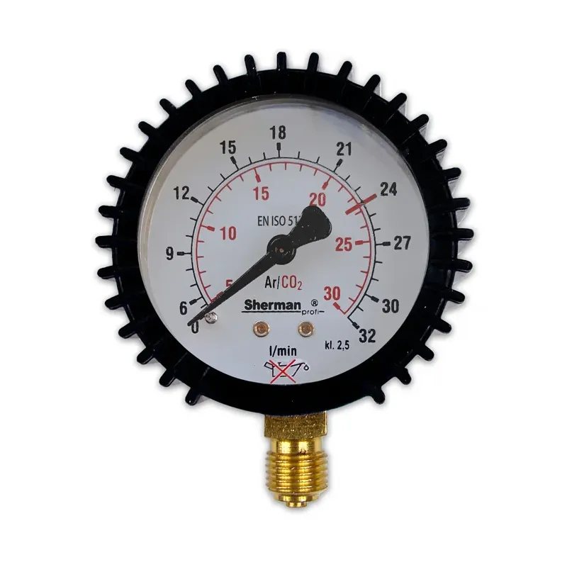 Wskaźnik przepływu fi 63 mm 32l/min - 1/4" CO2/Ar TURBO Wskaźnik przepływu fi 63 mm 32l/min - 1/4" CO2/Ar TURBO