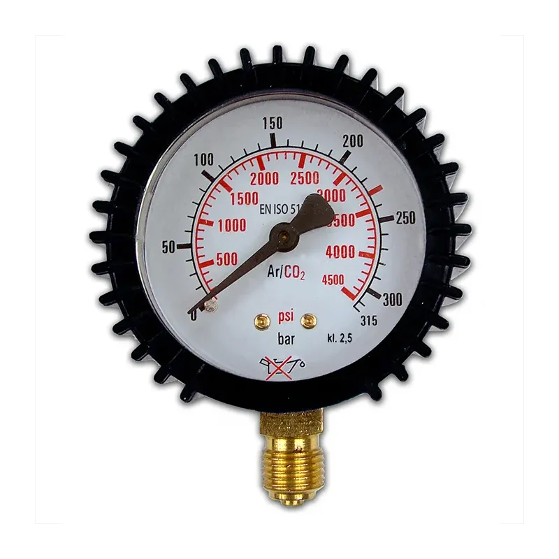Manometr z osłoną fi 63 mm 315 bar - M12x1.5 CO2/Ar