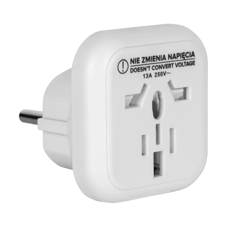 Adapter podróżny wtyk PL - gn.UK/USA/CN/Australia