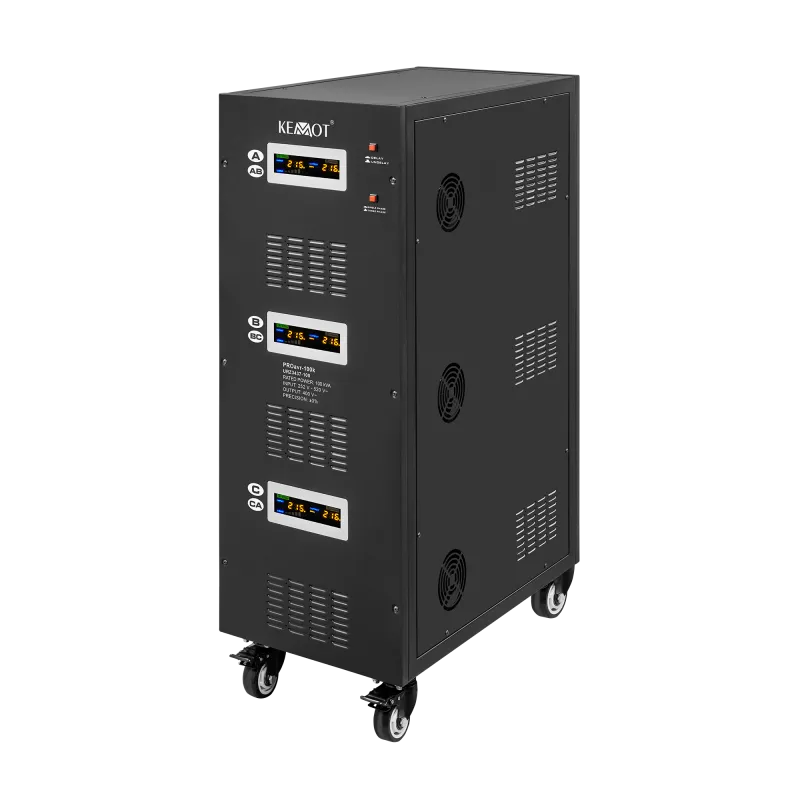 Automatyczny trójfazowy stabilizator napięcia KEMOT PROavr-100k
