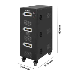 Automatyczny trójfazowy stabilizator napięcia KEMOT PROavr-100k