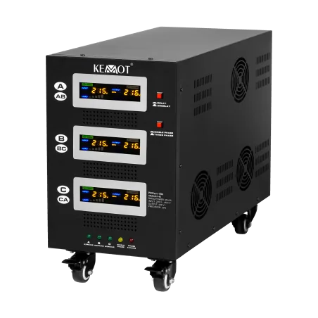 Automatyczny trójfazowy stabilizator napięcia  KEMOT PROavr-45k