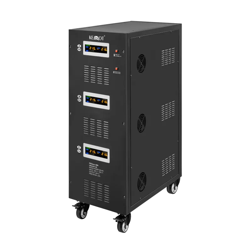 Automatyczny trójfazowy stabilizator napięcia KEMOT PROavr-60k