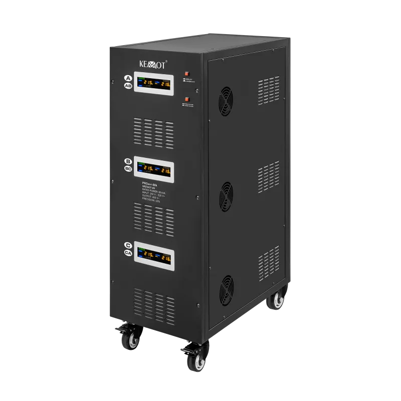 Automatyczny trójfazowy stabilizator napięcia KEMOT PROavr-80k