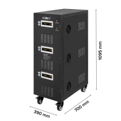 Automatyczny trójfazowy stabilizator napięcia KEMOT PROavr-80k