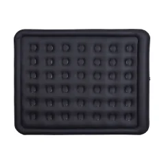 Duży, wysoki, pompowany materac AVENLI z wbudowaną pompką 203x157x47