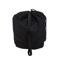 Duży, wysoki, pompowany materac AVENLI z wbudowaną pompką 203x157x47