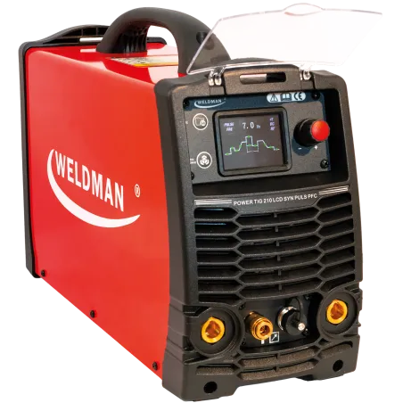 Weldman SPAWARKA POWER TIG 210 AC/DC HF/LIFT SYN PULS PFC Z UCHWYTEM UP/DOWN