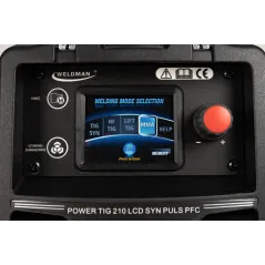 Weldman SPAWARKA POWER TIG 210 AC/DC HF/LIFT SYN PULS PFC Z UCHWYTEM UP/DOWN