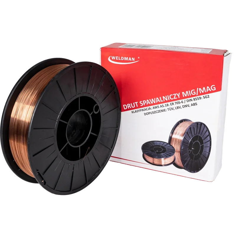 Weldman DRUT SPAWALNICZY MIG/MAG SG2 0,8 MM 15 KG D270 Weldman DRUT SPAWALNICZY MIG/MAG SG2 0,8 MM 15 KG D270