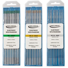 Weldman ELEKTRODA WOLFRAMOWA WP (ZIELONA) 4,0 MM x 175 MM