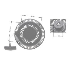 Rozrusznik NAC DY kosiarki marketowe