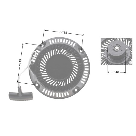 Rozrusznik NAC DY kosiarki marketowe