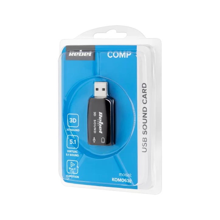 Karta dźwiękowa USB 5.1 Rebel