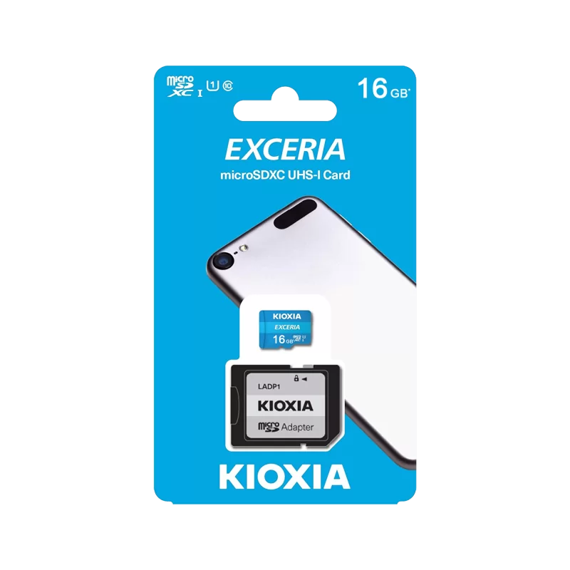 Karta pamięci microSD 16 GB UHS-I U1 Kioxia z adapterem