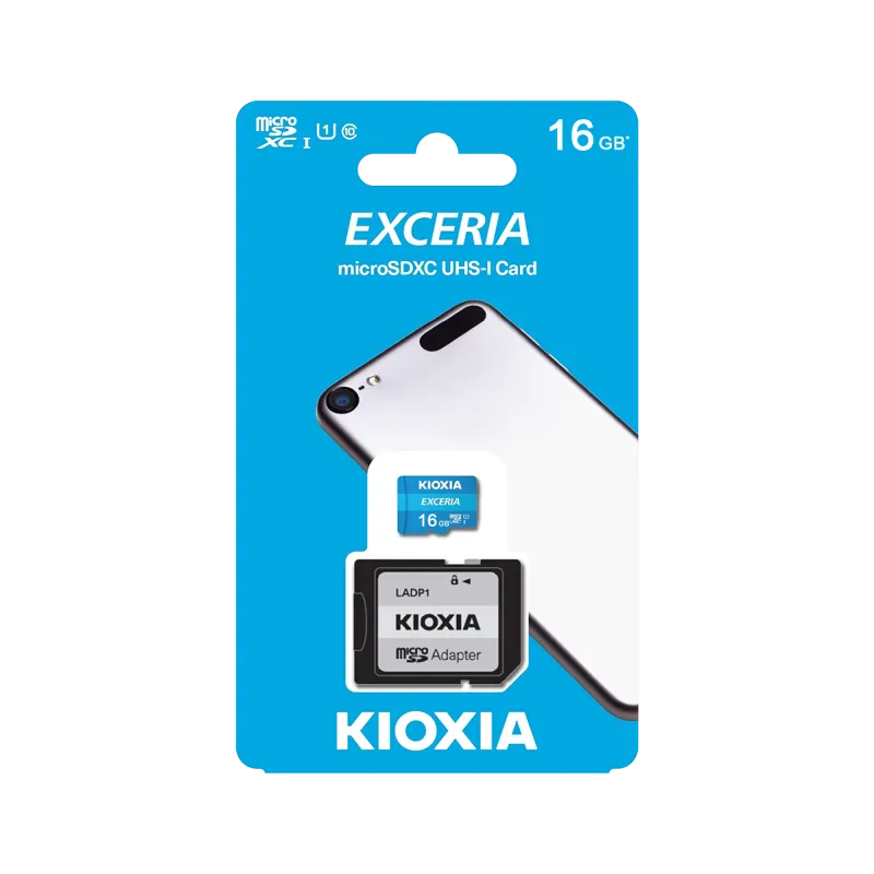Karta pamięci microSD 16 GB UHS-I U1 Kioxia z adapterem