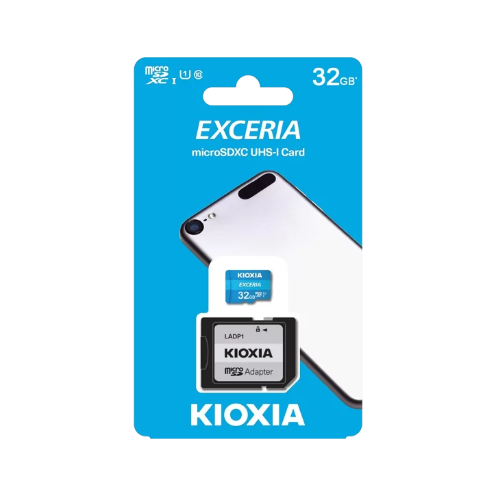 Karta pamięci microSD 32 GB UHS-I U1 Kioxia z adapterem