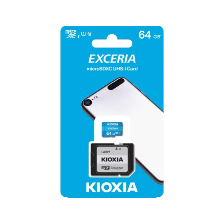 Karta pamięci microSD 64 GB UHS-I U1 Kioxia z adapterem