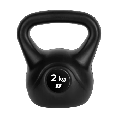 Kettlebell bitumiczny 2kg, REBEL ACTIVE