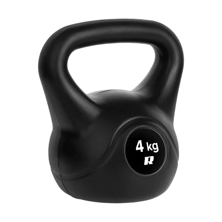 Kettlebell bitumiczny 4 kg REBEL ACTIVE