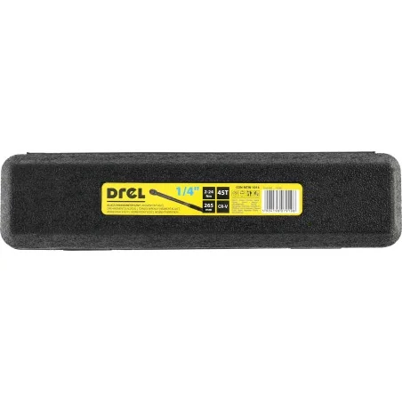 Klucz dynamometryczny 1/4" 2-24Nm, 45z, 265 mm, CR-V