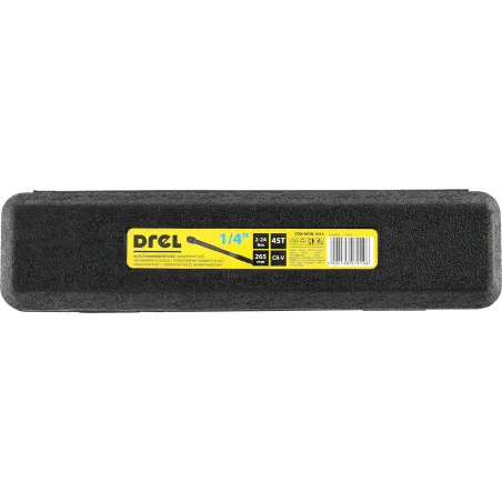 Klucz dynamometryczny 1/4" 2-24Nm, 45z, 265 mm, CR-V