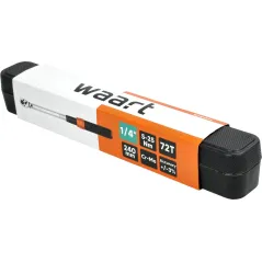 Klucz dynamometryczny 1/4" 5-25Nm, 72z, 240 mm, CR-MO, L/P