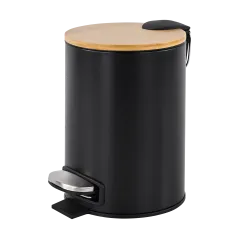 Kosz na śmieci łazienkowy 3l (czarny)