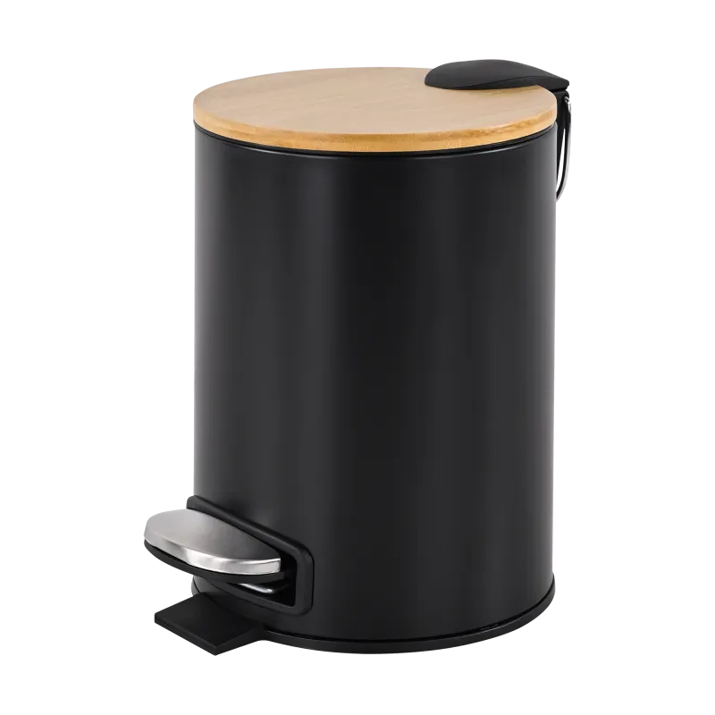 Kosz na śmieci łazienkowy 3l (czarny)