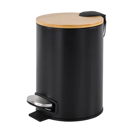 Kosz na śmieci łazienkowy 3l (czarny)