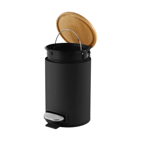 Kosz na śmieci łazienkowy 3l (czarny)