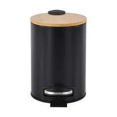 Kosz na śmieci łazienkowy 3l (czarny)