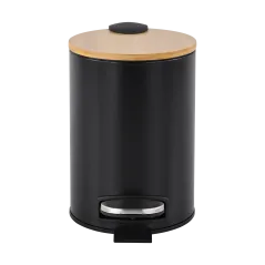 Kosz na śmieci łazienkowy 3l (czarny)