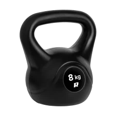 Kettlebell bitumiczny 8kg, REBEL ACTIVE