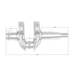 Wał korbowy Cedrus CEDIN1200R