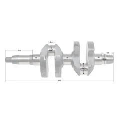 Wał korbowy Cedrus Agregat Diesel CEDDG12E-3F